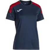 Joma Championship Viii Kurzarm-t-shirt Blau XL Damen Blau XL