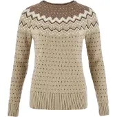 Fjällräven - Wollpullover - Övik Knit Sweater W Fossil Suede Brown für Damen aus Wolle - Größe S - Beige