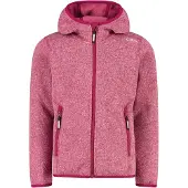 CMP Mädchen Fleece Jacke Fix Hood 3H19825-14CZ 110 - Amaranto-Soft Pink - 110
