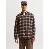 Jack & Jones Langarmhemd "JJEFIELD CHECK SHIRT LS SN" Baumwolle, normal geschnitten