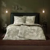 Estella Mako Interlock Jersey Bettwäsche Marco khaki 155x220 cm + 80x80 cm