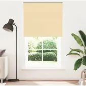 vidaXL Verdunkelungsrollo Beige 135x230 cm Stoffbreite 131,6 cm