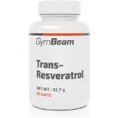 GymBeam Trans-resveratrol Kapseln für Ihr Wohlbefinden 60 KAP