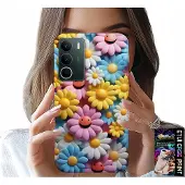 Inny producent Hülle für Realme C71 4G - Bunte Blumen, Gänseblümchen-Design