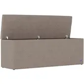 BRUNO Betttruhe 160cm in Taupe Grau-Beige | zusätzlicher Stauraum & elegantes Design