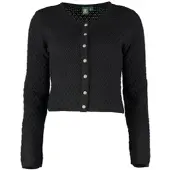 Os-trachten Strickjacke Quivun in schwarz | Gr.: 36