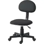 HOMCOM Bürostuhl ohne Armlehnen höhenverstellbar 43 x 48 x 75–87 cm