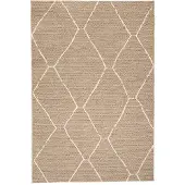 FRAAI In | & Outdoor Jute Teppich | Fora Lines Natural | 120x170cm | Creme | Rechteckig