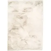 NATURL. Hochflor Teppich | Comfy Supreme Creme | 140x200cm | Creme | Baumwolle | Rechteckig