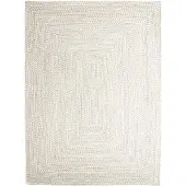 Studio Clarice In | & Outdoor Jute Teppich | Bali Weiß | 240x330cm | Weiß | Rechteckig