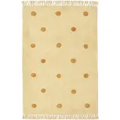Little Olly Teppich Kinderzimmer | Lou Dots Gelb | 120x170cm | Gelb | Rechteckig