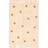 Little Olly Teppich Kinderzimmer | Lou Dots Terra | 80x150cm | Terra | Rechteckig