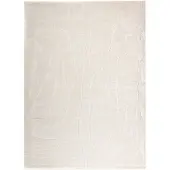 FRAAI Japandi Teppich | Yori Abstrakt Lines Creme | 200x290cm | Creme | Jute | Rechteckig