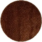 NATURL. Waschbarer Teppich Rund | Clean Dunkelbraun | Ø 240cm | Braun | Felt | Rund