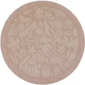 Little Olly Waschbare Spielmatte Rund | Flo Rosa | Ø 120cm | Pink | Rund | Kinder Teppich