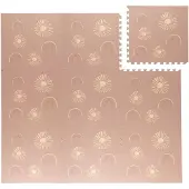 Little Olly Puzzlematte | Alfie XL Sun Rosa | 180x180cm | Pink | Rechteckig