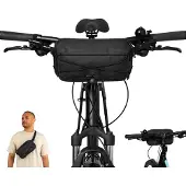 Merkloos Wasserdichte Fahrradtasche 2 in 1 mit Reißverschluss