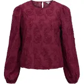 Object Gemusterte Bluse Lila 42