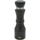 Homeware Dunkelbraune Metall-Pfeffermühle mit robustem Mahlwerk und einstellbarem Mahlgrad