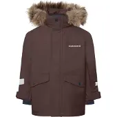 Didriksons Bjärven Kids Parka 5 shadow brown (F13) 140