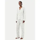 Ralph Lauren Pyjama ILN92540 Hellblau Regular Fit 48