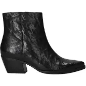 Lazamani Stiefeletten Damen Schwarz Leder