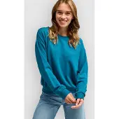 Roxy Fleecepullover "Surfing By Moonlight", Damen, Gr. S, corsair, Obermaterial: 68% Viskose, 29% Polyester, 3% Elasthan., Sweatshirts Fleecepullover