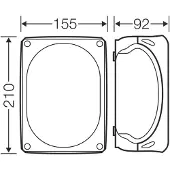 Hensel Kabelabzweigkasten DK 1610 P 0,5-10 qmm 3phasig