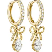 Thomas Sabo CR749-M01-14 Damen-Ohrringe Creolen Schleife mit Zirkonia Goldfarben