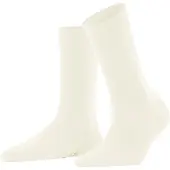 Falke Socken "Softmerino", Damen, Gr. 35-36, weiß (2040, off, weiß), Materialmix, unifarben, Socken Socken, feines Maschenbild, für Alltag und Business, atmungsaktiv