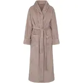 Hunkemoller Weicher Fleece-Bademantel Beige