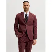 Jack & Jones Einreihiger Blazer in Bitter Chocolate | Gr.: 56