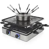 Princess Raclette- & Fonduegrill, 31x31cm, 1700W, 1,3L