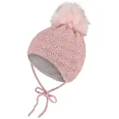 Sterntaler Strickmütze Struktur in rosafarbig | Gr.: 41 cm