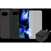 Google Pixel 9a 128GB Schwarz 5G + Komplettes Zubehörset