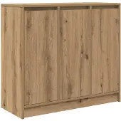 vidaXL Sideboard Artisan-Eiche 85x34x76 cm Holzwerkstoff
