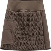 Jeanne Baret Skye Padded Rock Damen Röcke braun Größe S Lifestyle Isolierend Wasserabweisend