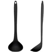 Genware Silikonkelle, schwarz - 30cm"
