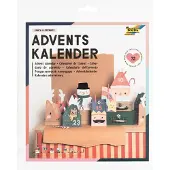 Folia Adventskalender SANTA & FRIENDS 72-teilig