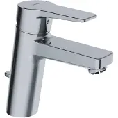 Hansa HANSATWIST XL Waschtischarmatur, Niederdruck, mit Ablaufgarnitur, Ausladung: 123 mm, 09031183