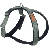 Amiplay Verstellbares Hunde Brustgeschirr Grand Soft Baumwolle, Khaki M