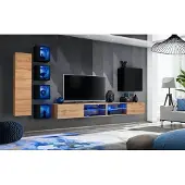 Xl Moebel Gmbh Komplett Designer Modern Wohnwand Wand Regale TV-Ständer Holzmöbel Wandschrank