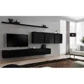 Xl Moebel Gmbh Schwarz Wohnwand Wohnzimmermöbel Modern Designer Sideboard Wandschrank Designer