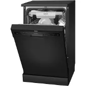 Amica MV 438 DCB, Freistehend, Single (45 cm breit), Schwarz, LED, 3 Korb/Körbe, 10 Maßgedecke
