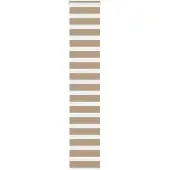 vidaXL Doppelrollo Sandbraun 40x200 cm Stoffbreite 35,9 cm Polyester