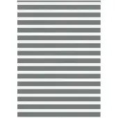vidaXL Doppelrollo Dunkelgrau 155x200 cm Stoffbreite 150,9 cm Polyester