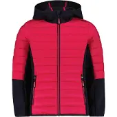 CMP Mädchen Hybrid-Jacke mit Kapuze