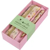 Goldbuch Schreibset mit Mäppchen, Mango, Blissful Blossom
