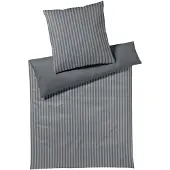 JOOP! Flanell Bettwäsche Soft Lines blue 135x200 cm + 80x80 cm