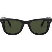 Ray-Ban Wayfarer Folding Classic, Erwachsener, Uni, Wanderer, Quadratisch, Vollrand, Schwarz